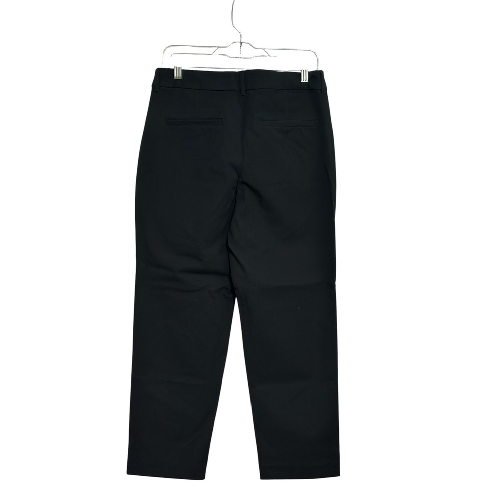 Old Navy Pixie Straight Pant Women Black High Rise Stretch Capsule Minimalist 10 - Picture 2 of 5